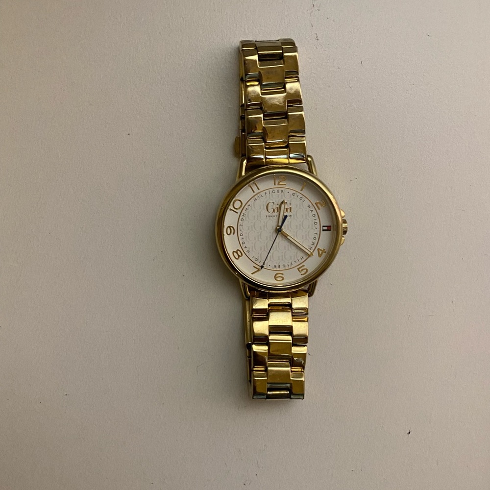 Womens Gold Tommy Hilfiger Watch